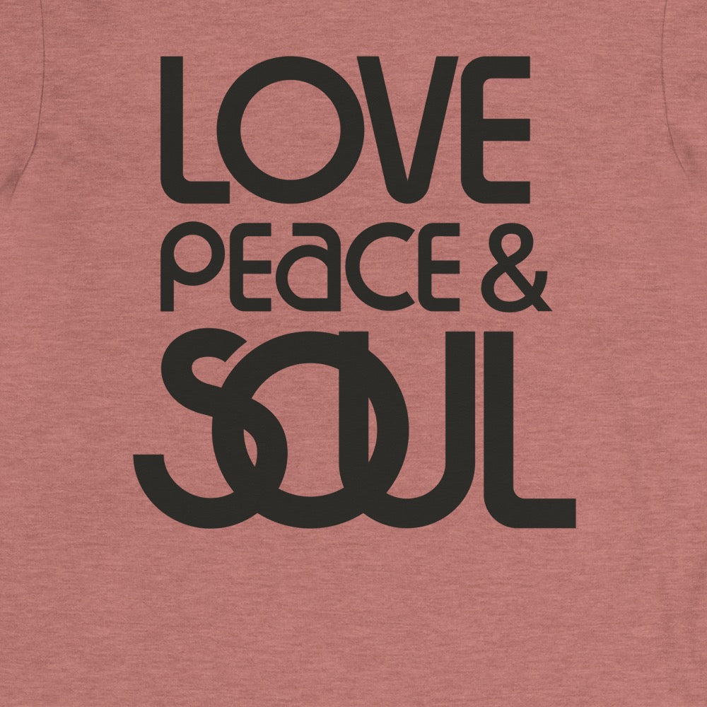 Soul Train Tee-shirt à manches longues Love Peace and Soul