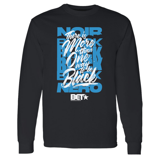 BET More Than One Way Adult Long Sleeve T-Shirt