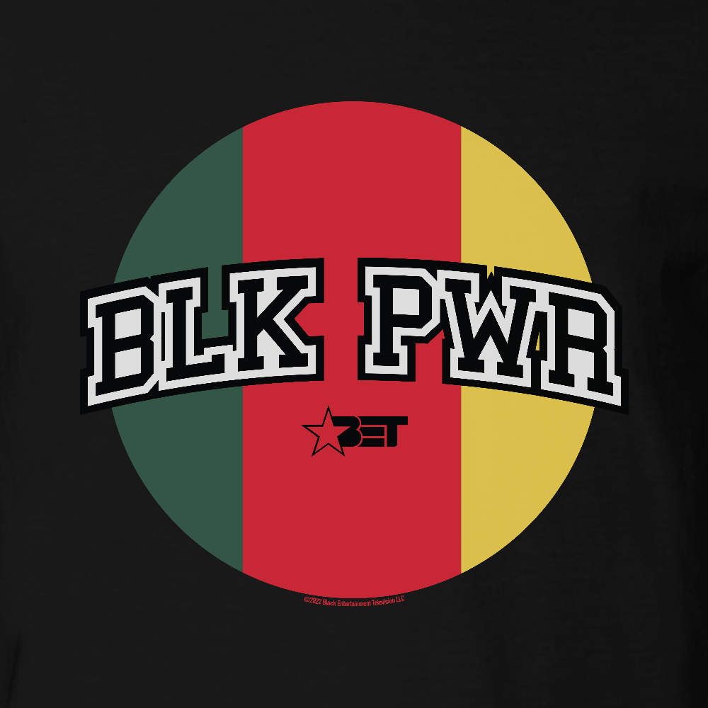 BET BLK PWR Adult Short Sleeve T-Shirt