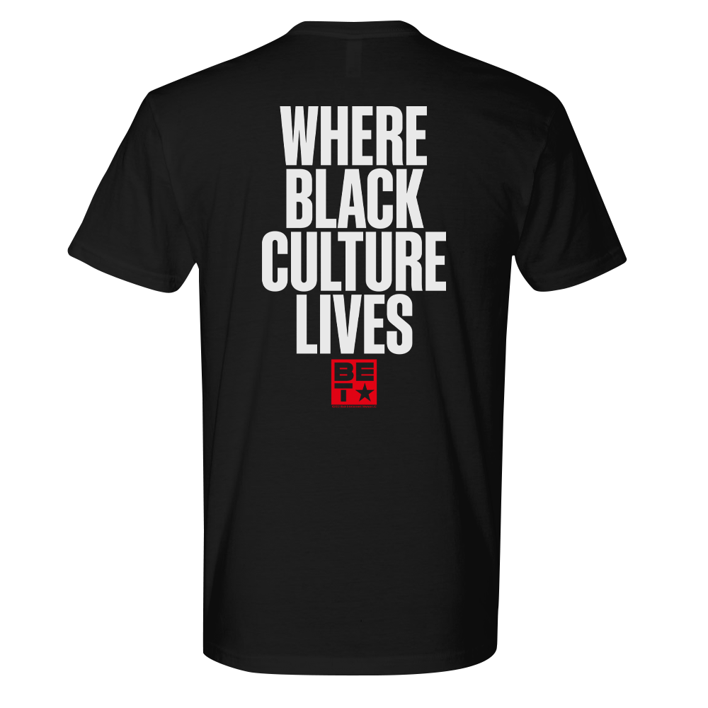 BET Where Black Culture Lives Adult Short Sleeve T-Shirt