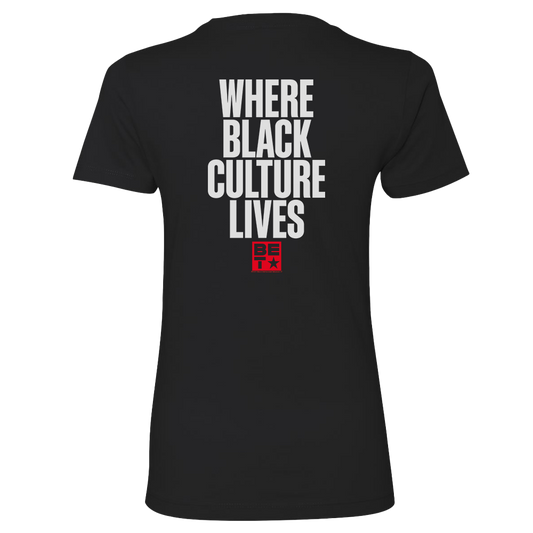 BET Where Black Culture Lives Women's Short Sleeve T-Shirt