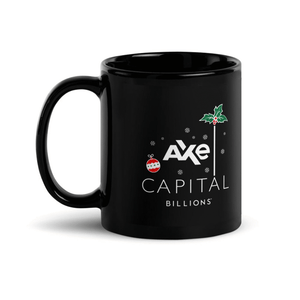 Billions Festive Axe Capital Stacked Logo 11 oz Black Mug
