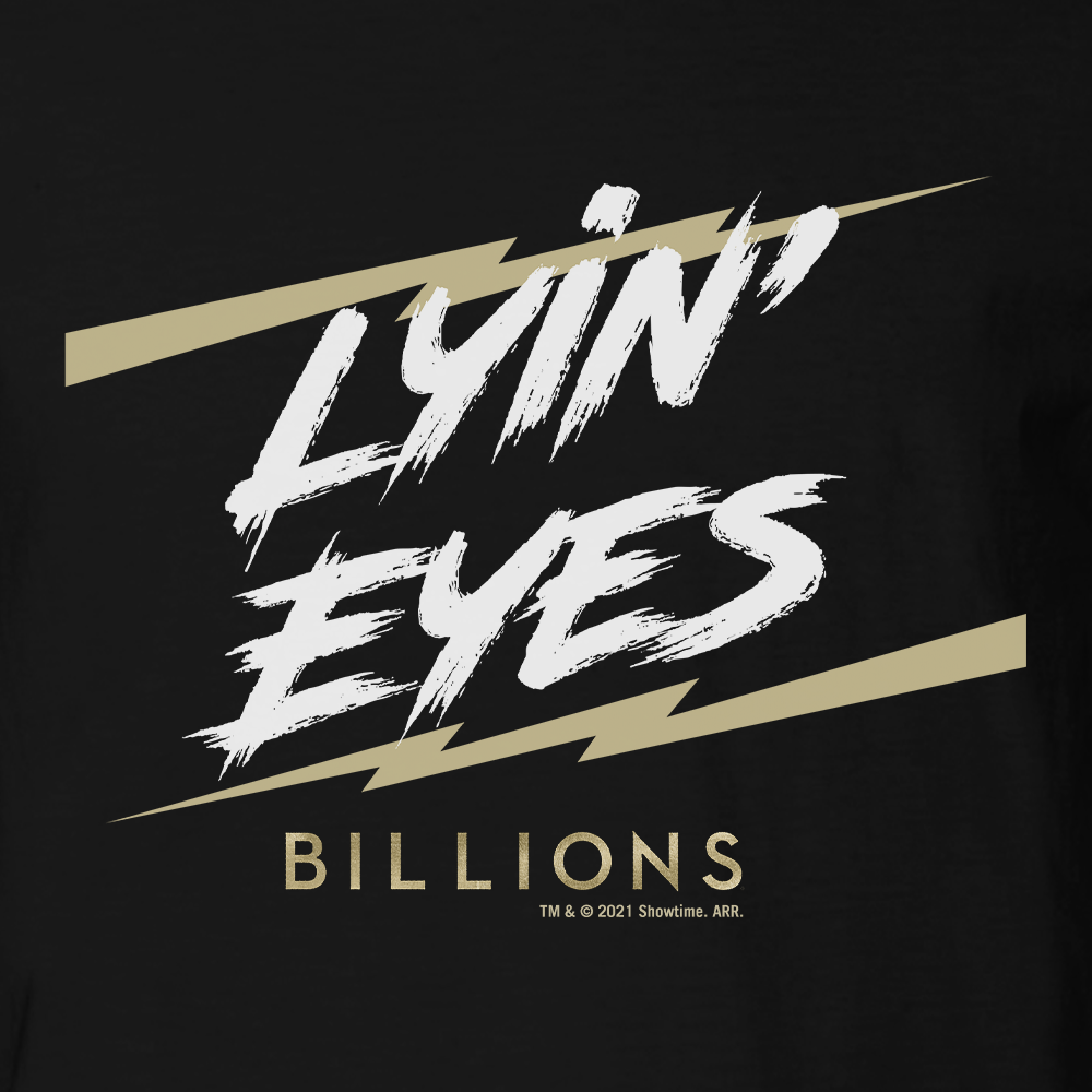 Billions Lyin' Eyes Adult Short Sleeve T-Shirt