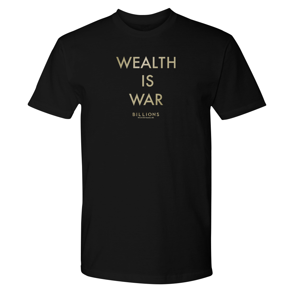Billions Wealth Is War Adult Short Sleeve T-Shirt