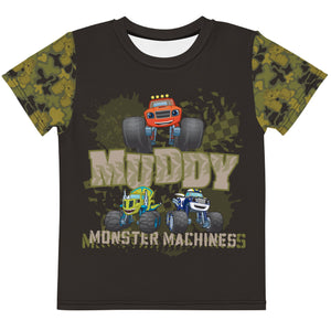 Blaze & The Monster Machines Muddy Monster Machine Enfants T-Shirt