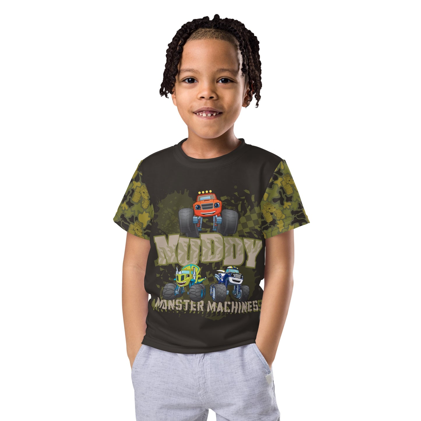 Blaze & The Monster Machines Muddy Monster Machine Enfants T-Shirt