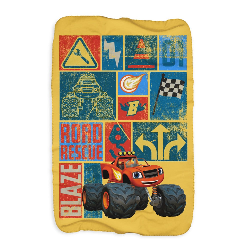 Blaze & The Monster Machines Road Rescue Couverture Sherpa