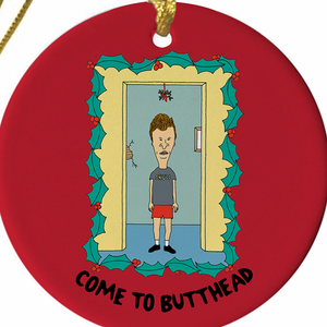 Beavis and Butt-Head Come To Butt-Head Double-Sided Ornament