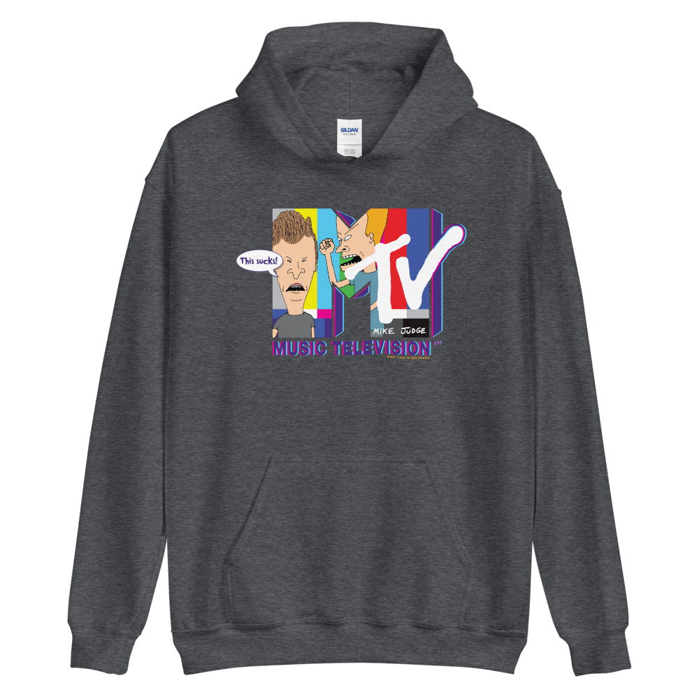 Beavis and Butt-Head MTV Logo Hooded Sweatshirt