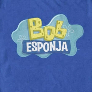 Bob l'éponge Bob Esponja Logo Adulte T-Shirt