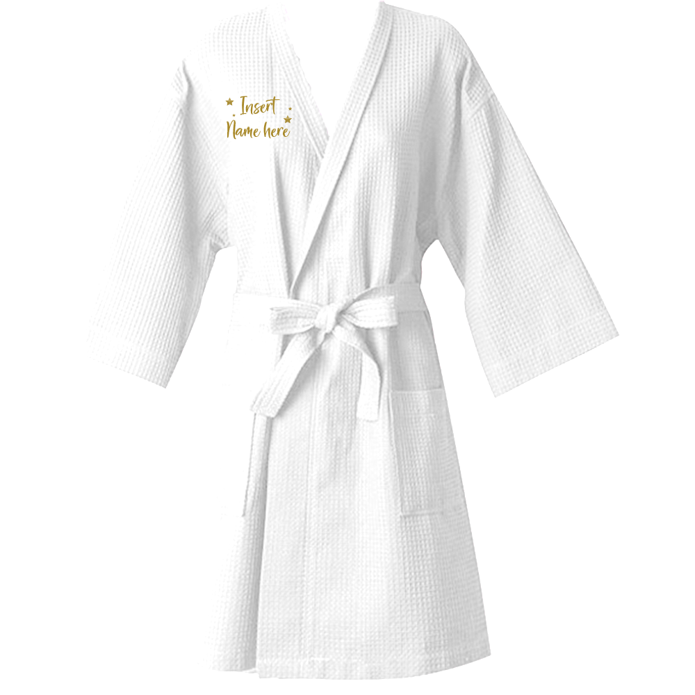 Celebrity Big Brother Logo Personalized Embroidered Waffle Robe ...