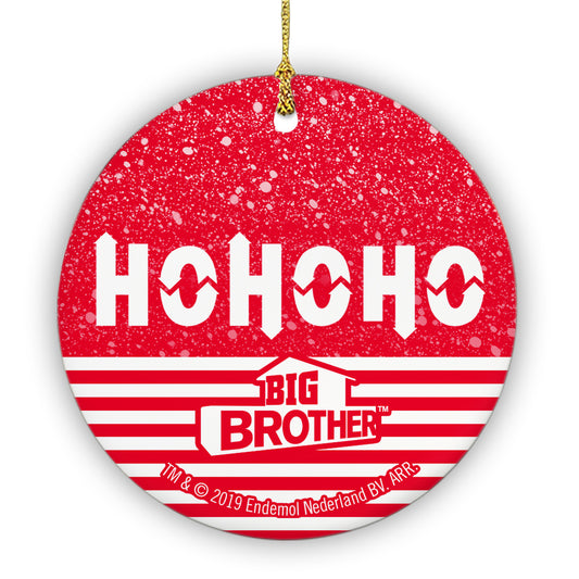 Big Brother HOHOHO HOH Round Ceramic Ornament