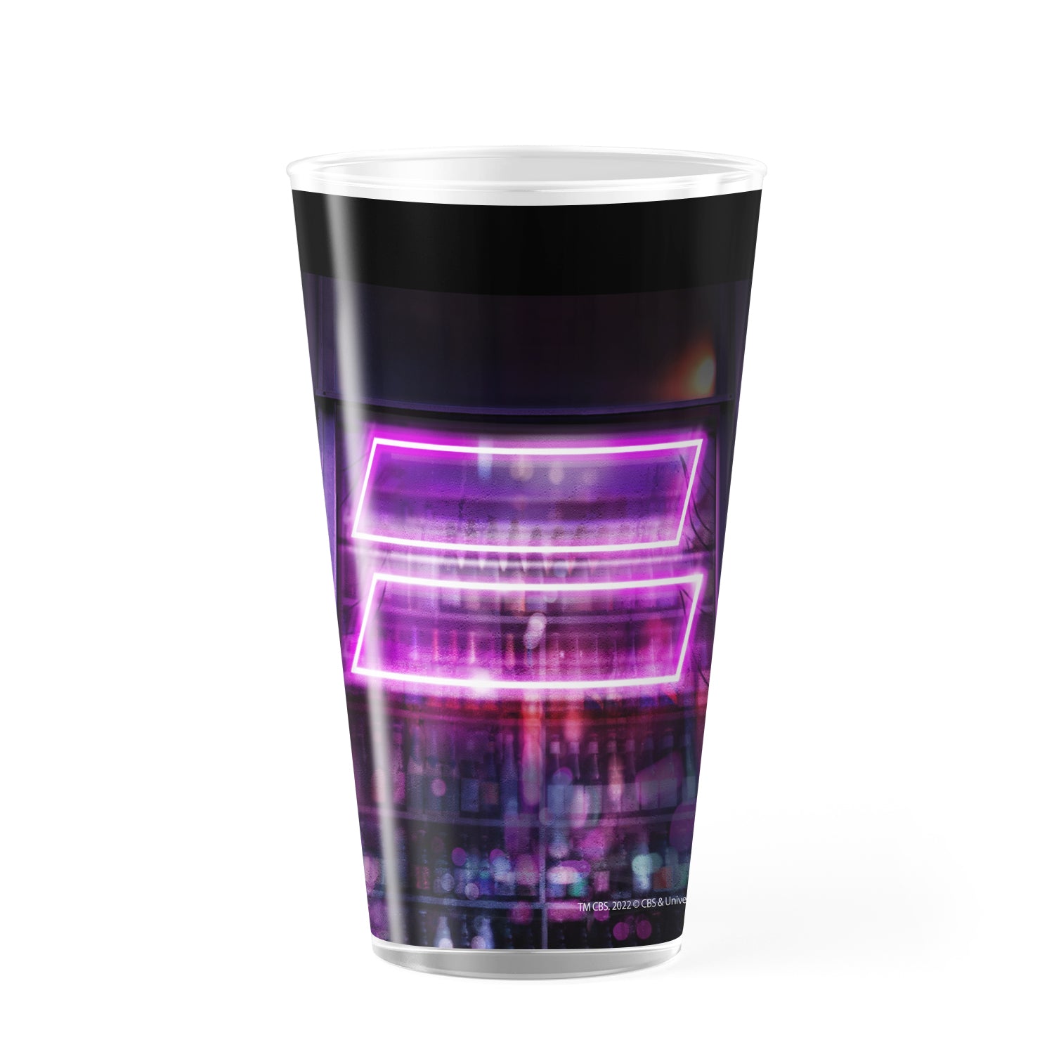 The Equalizer Logo Pint Glass