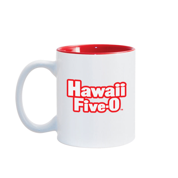 Hawaii Five-0 Retro Logo 11 oz Two-Toned Mug