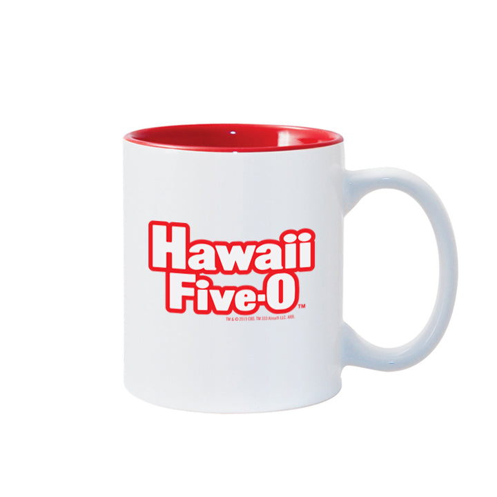 Hawaii Five-0 Retro Logo 11 oz Two-Toned Mug