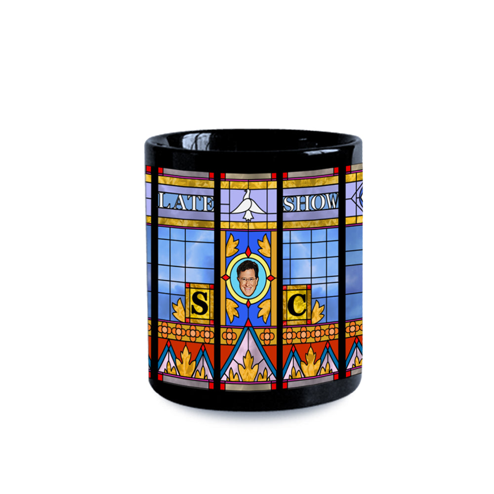 The Late Show with Stephen Colbert Cathedral Black 11 oz Mug