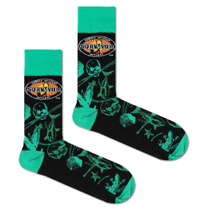 Survivor Jungle Print Socks