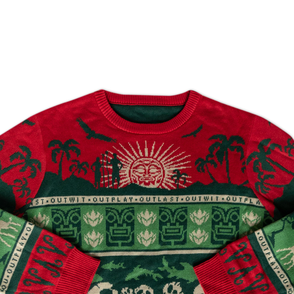 Survivor Mashup Logo Knitted Holiday Sweater