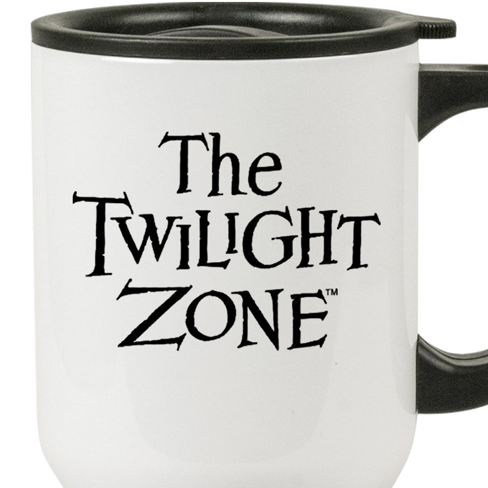 The Twilight Zone Logo Stainless Steel Travel Mug