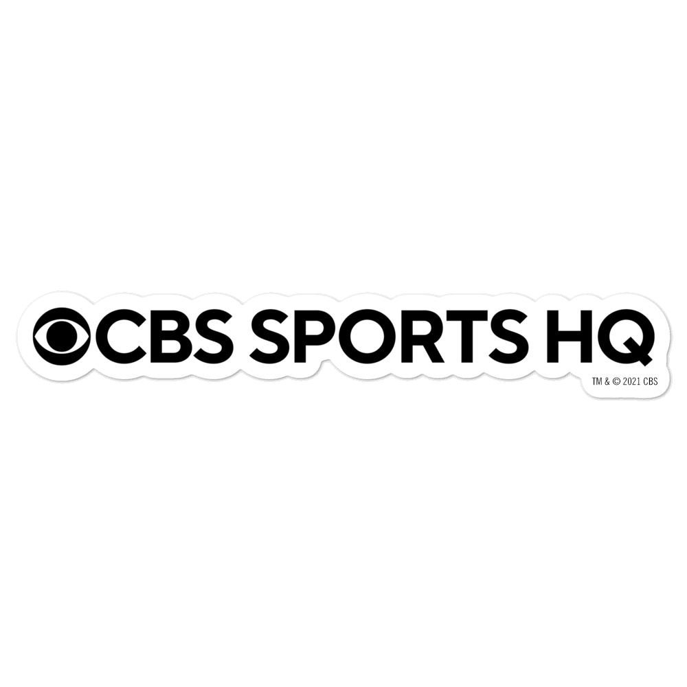 CBS Sports HQ Logo Die Cut Sticker