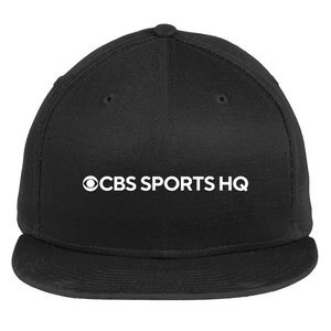 CBS Sports HQ Logo Embroidered Flat Bill Hat