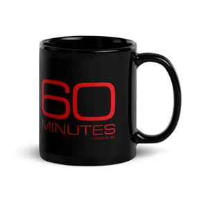 CBS News 60 Minutes 11 oz Black Mug