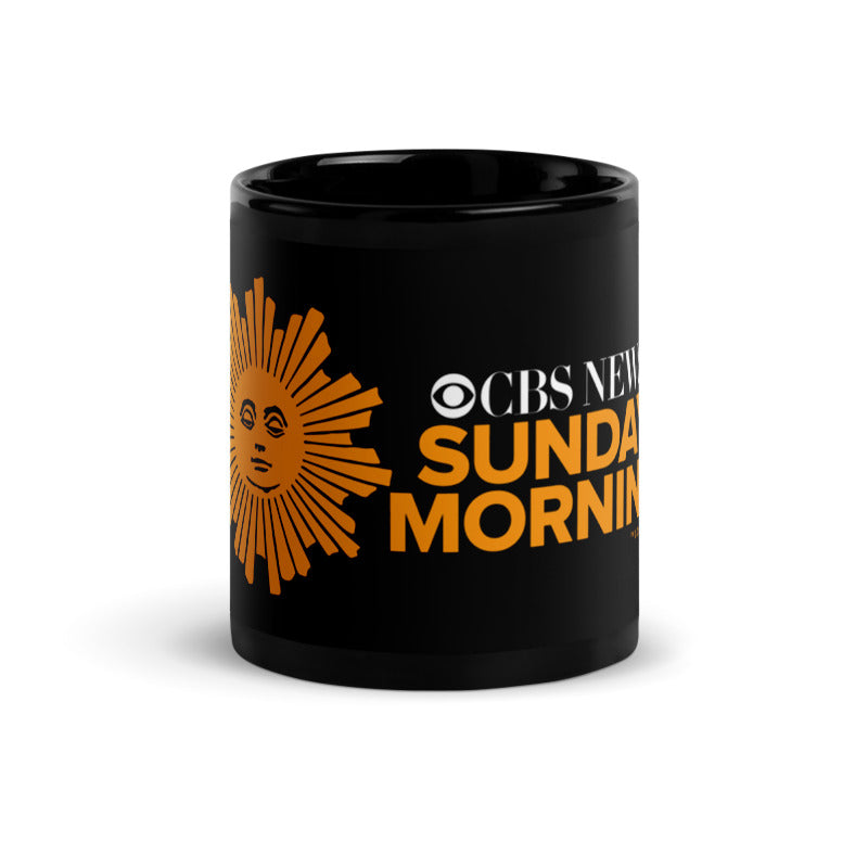 CBS News Sunday Morning 11 oz Black Mug
