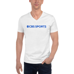 CBS Sports Logo V-Neck Short Sleeve T-Shirt