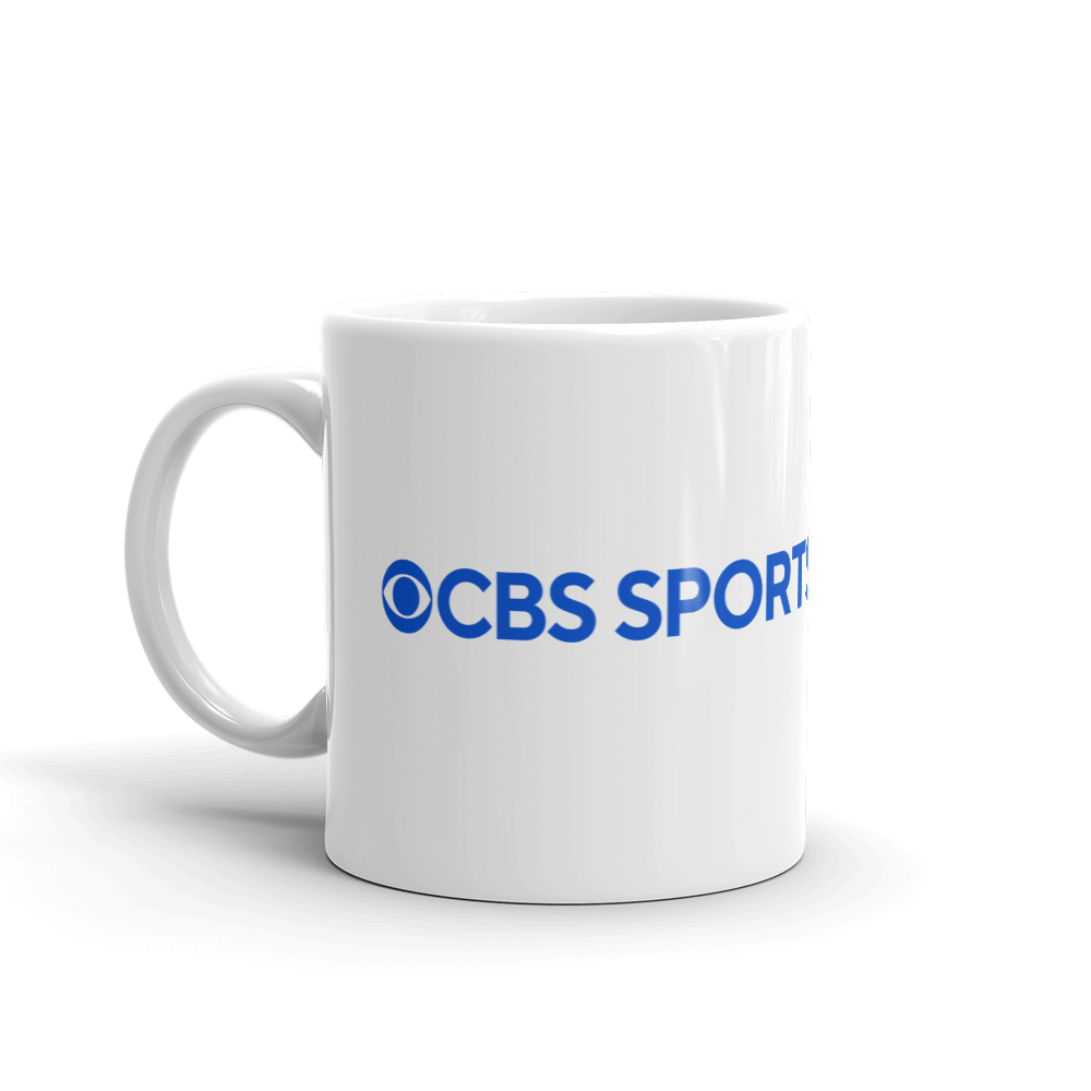 CBS Sports Fantasy CBS Sports Network Logo White Mug