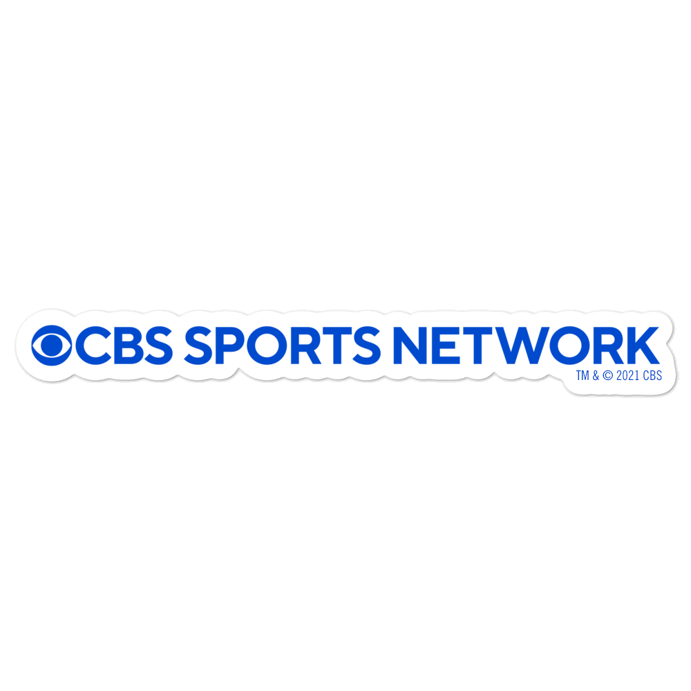 CBS Sports Fantasy CBS Sports Network Logo Die Cut Sticker