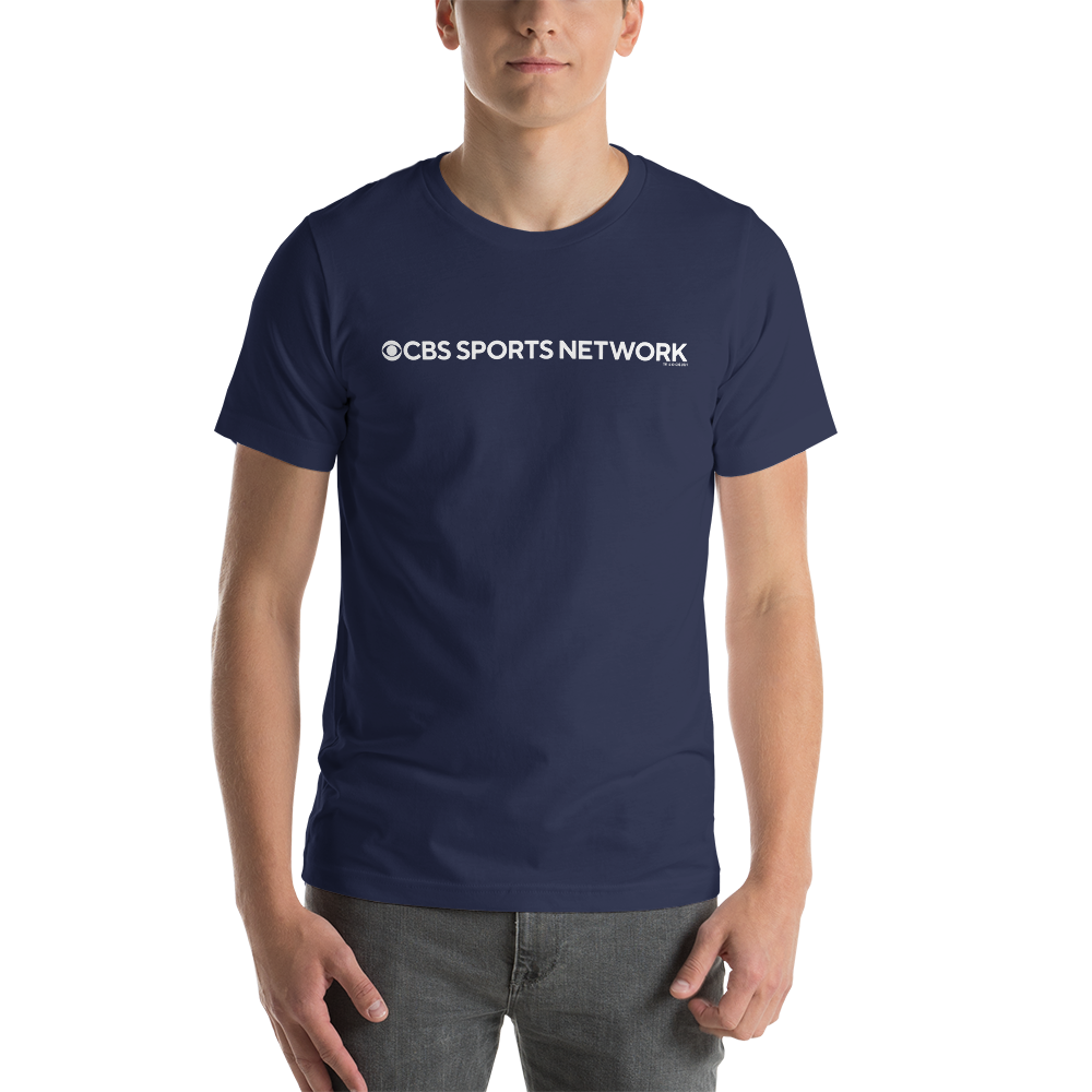 CBS Sports Fantasy CBS Sports Network Logo Adult Short Sleeve T-Shirt