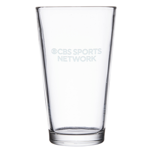 CBS Sports Network Logo Laser Engraved Pint Glass