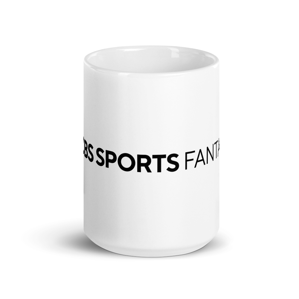 CBS Sports Fantasy Logo White Mug
