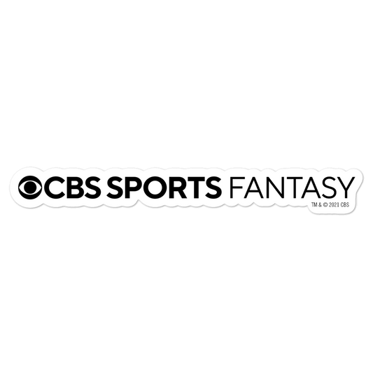 CBS Sports Fantasy Logo Die Cut Sticker