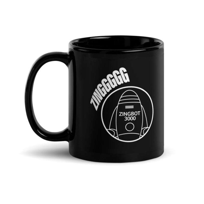Big Brother Zingbot Black Mug