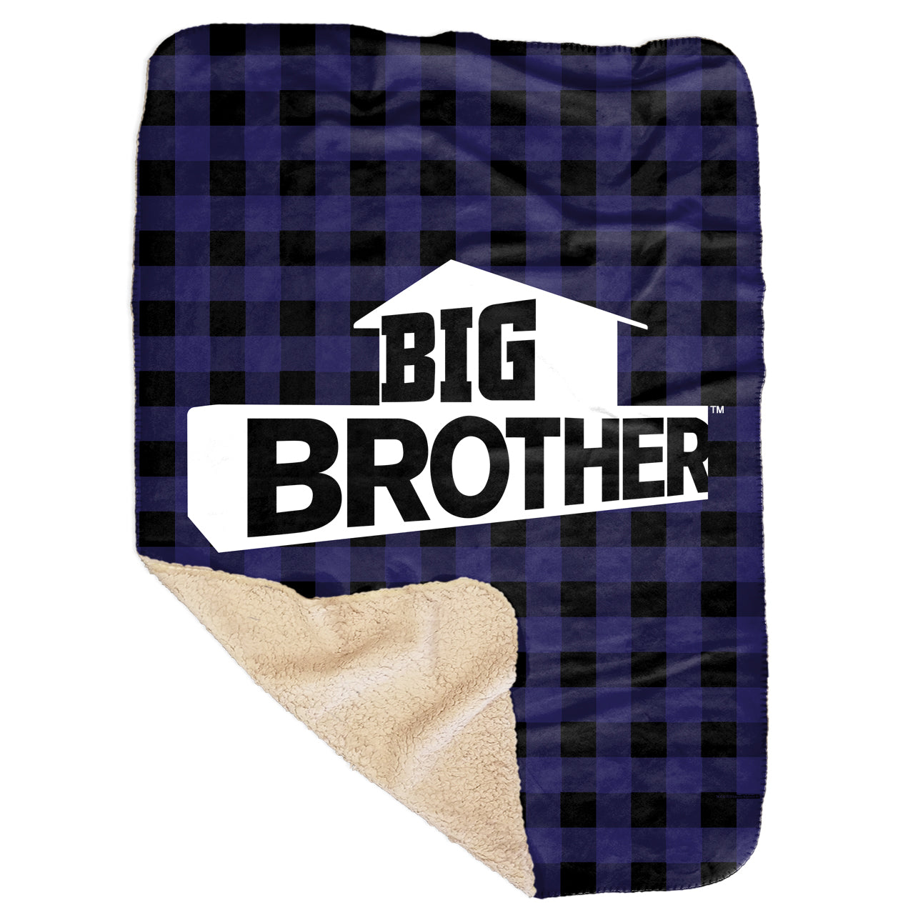 Big Brother Logo Sherpa Blanket