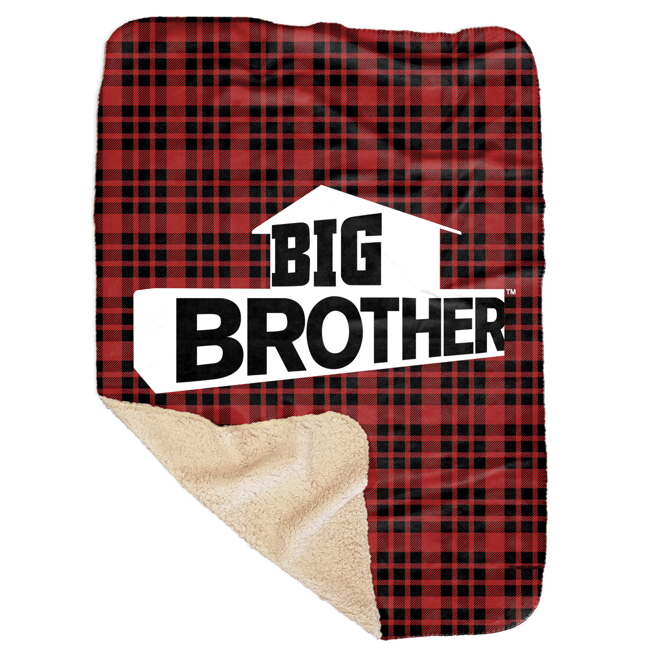Big Brother Logo Sherpa Blanket