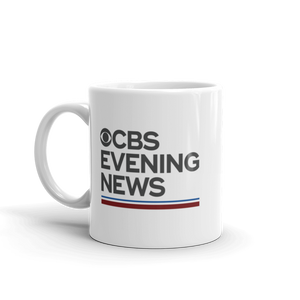 CBS News Evening News White Mug