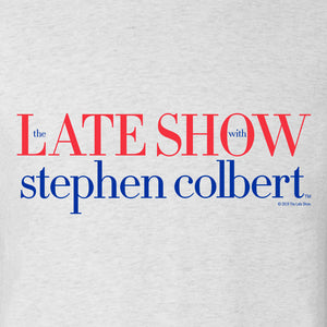 The Late Show with Stephen Colbert Herren's Tri-Blend T-Shirt mit kurzen Ärmeln
