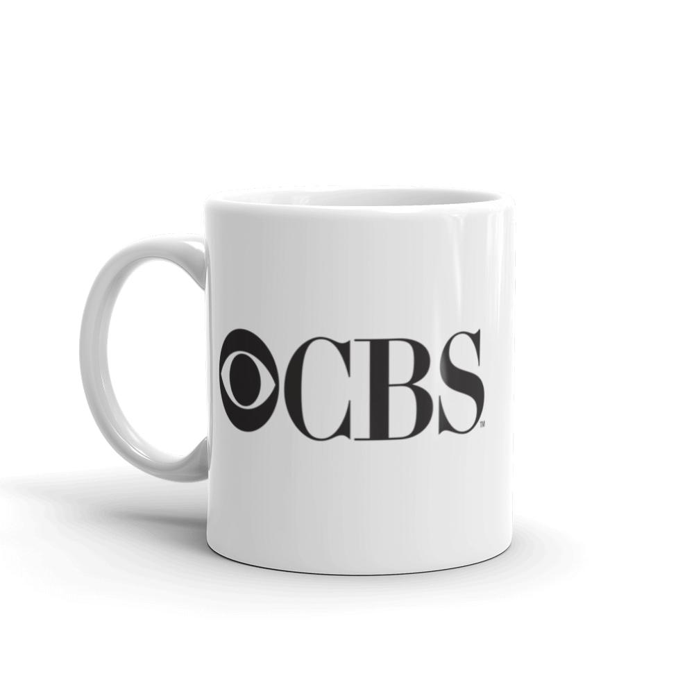 CBS Vintage Logo White Mug