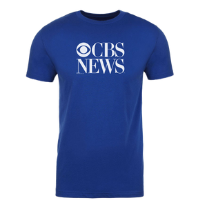 CBS News Weinlese Logo Erwachsene Kurzärmeliges T-Shirt