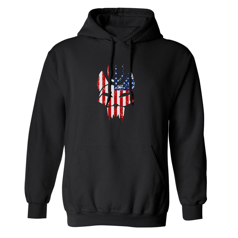 SEAL Team Bravo American Flag Fleece Hooded Sweatshirt