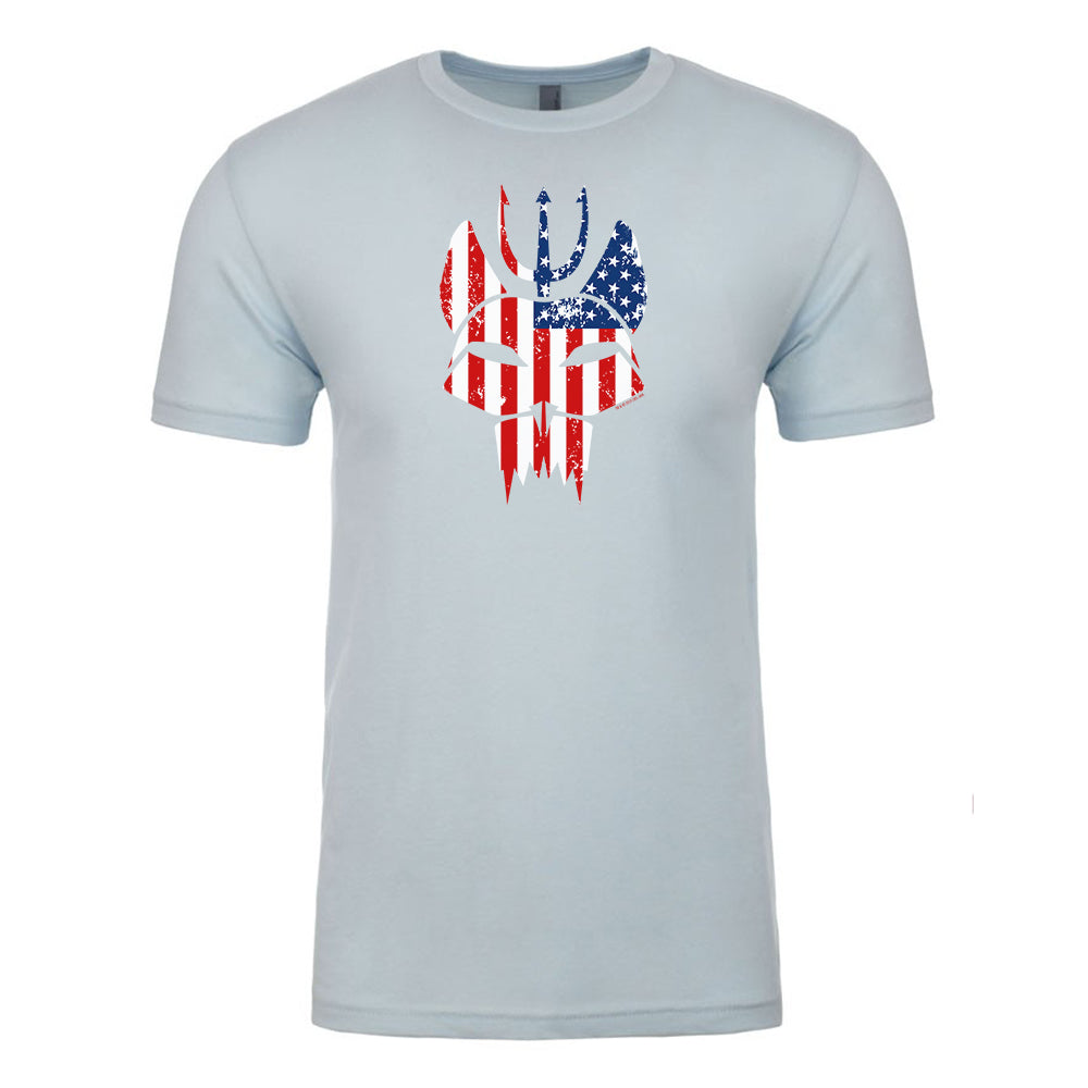 SEAL Team Bravo American Flag Adult Short Sleeve T-Shirt