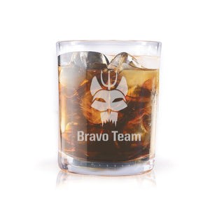 SEAL Team Bravo Team Lasergraviertes Felsenglas