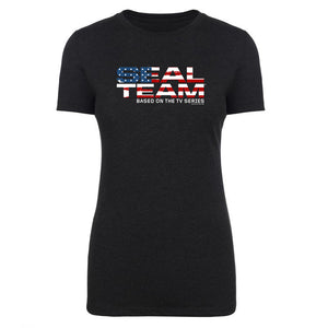 SEAL Team American Flag Logo Women's Tri-Blend T-Shirt