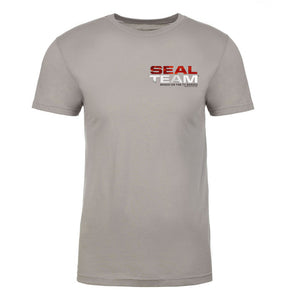 SEAL Team Stacked Logo Chest Adult Short Sleeve T-Shirt