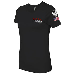 SEAL Team Bravo Flag T-shirt à manches courtes féminines