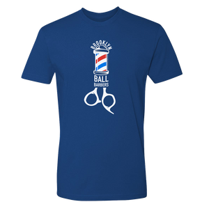 "As seen on" Comedy Central Ball Barbiere Logo Erwachsene Kurzärmeliges T-Shirt