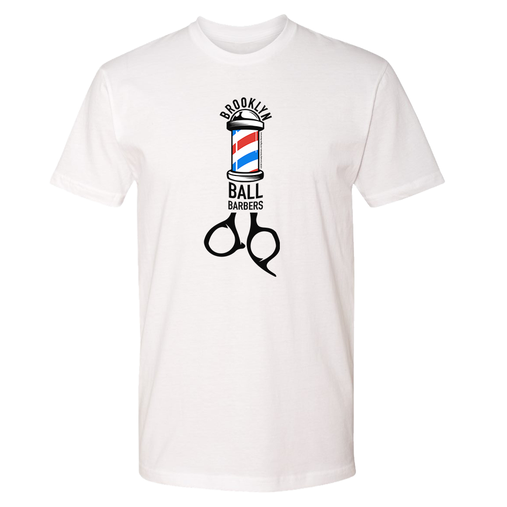 As Seen On Comedy Central Ball Barbers Logo Adult Short Sleeve T-Shirt