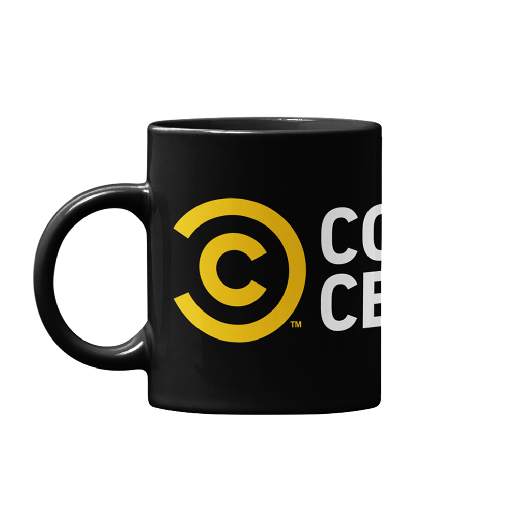 Comedy Central Logo Full Wrap Black Mug